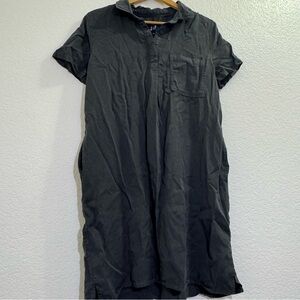 GAP Charcoal shirt dress